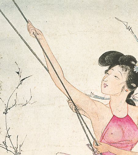 丹阳-胡也佛的仕女画和最知名的金瓶梅秘戏图